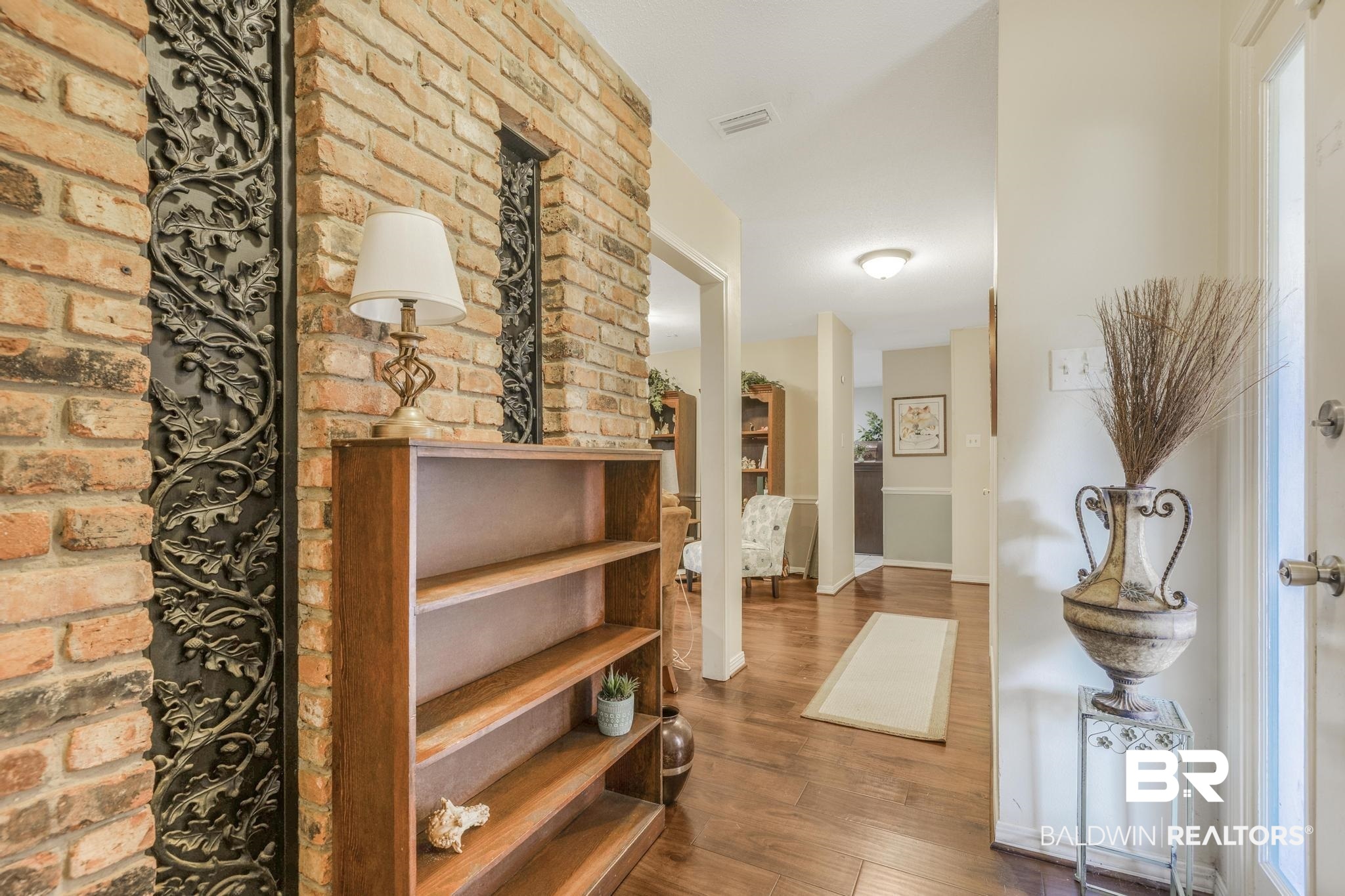 2573 E Road Mobile, AL 36693 - Photo 4 of 45 Hallway with wood finished floors and baseboards