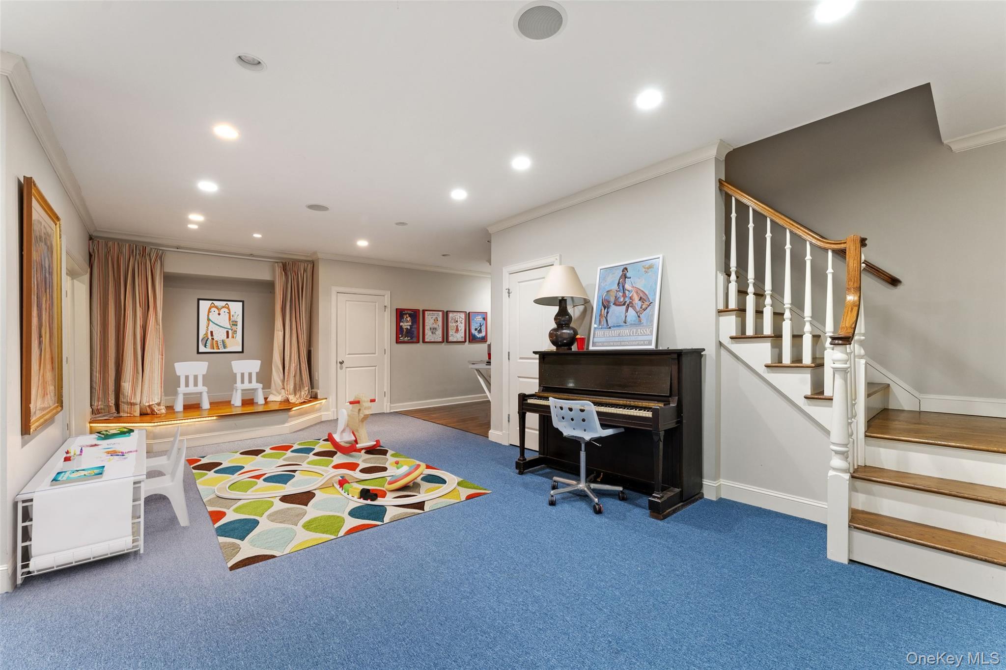 35 Eton Road Scarsdale, NY 10583 - Photo 31 of 43 Lower level recreation area with stage!