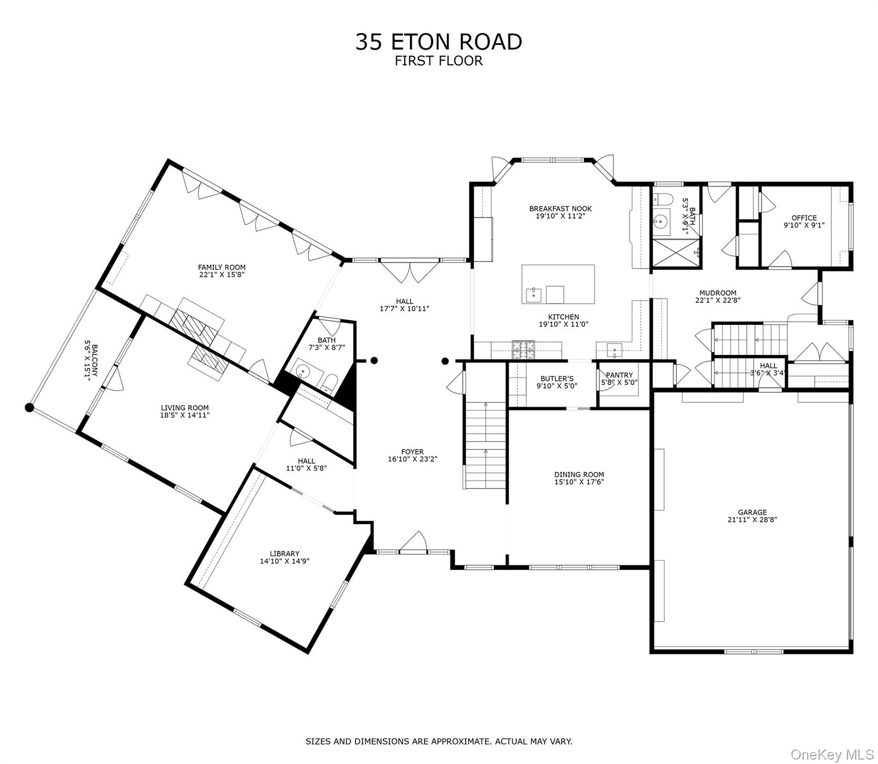 35 Eton Road Scarsdale, NY 10583 - Photo 42 of 43 2nd Floor plan
