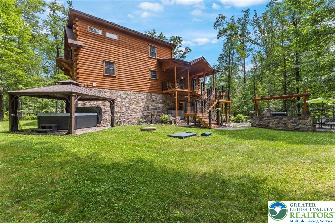 207 West Douglasville Road Nazareth, PA 18064 - Photo 16 of 73 front view of a house with a yard