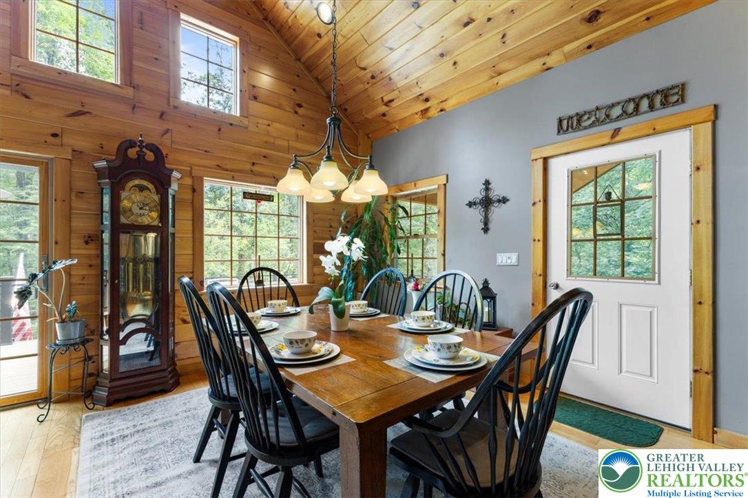 207 West Douglasville Road Nazareth, PA 18064 - Photo 36 of 73 a view of a dining room with furniture window and outside view