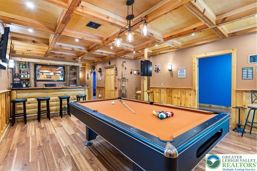 207 West Douglasville Road Nazareth, PA 18064 - Photo 55 of 73 a room with pool table and a wooden floor