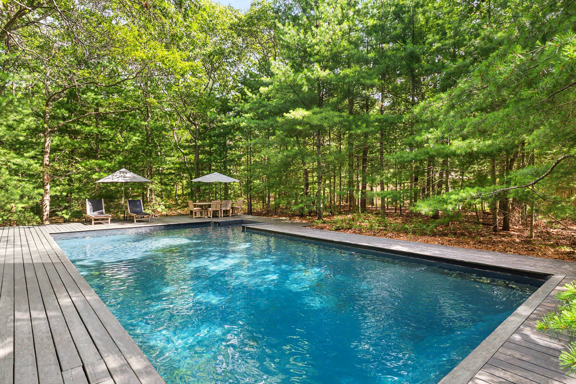 36 Edwards Hole Road East Hampton, NY 11937 - Photo 19 of 23 a view of swimming pool from a balcony