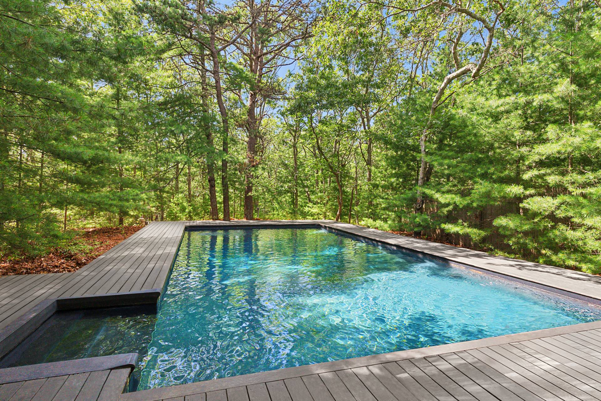 36 Edwards Hole Road East Hampton, NY 11937 - Photo 20 of 23 a view of swimming pool from a balcony