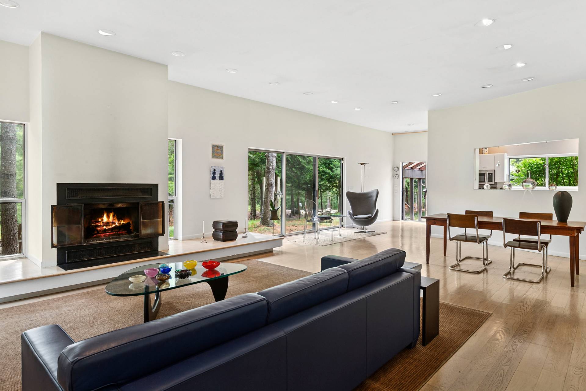 36 Edwards Hole Road East Hampton, NY 11937 - Photo 3 of 23 a living room with furniture fireplace and window