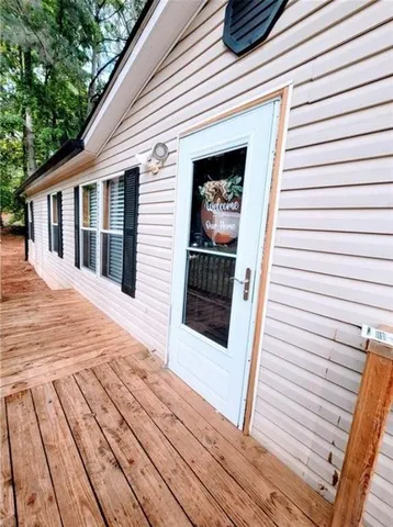 a balcony view with a outdoor space