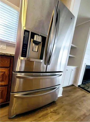 a room with washer and dryer