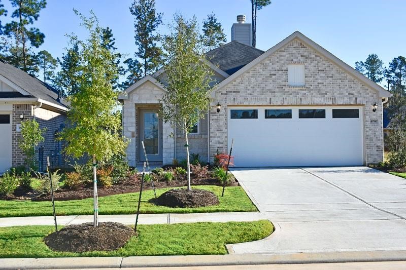 a front view of house with a yard