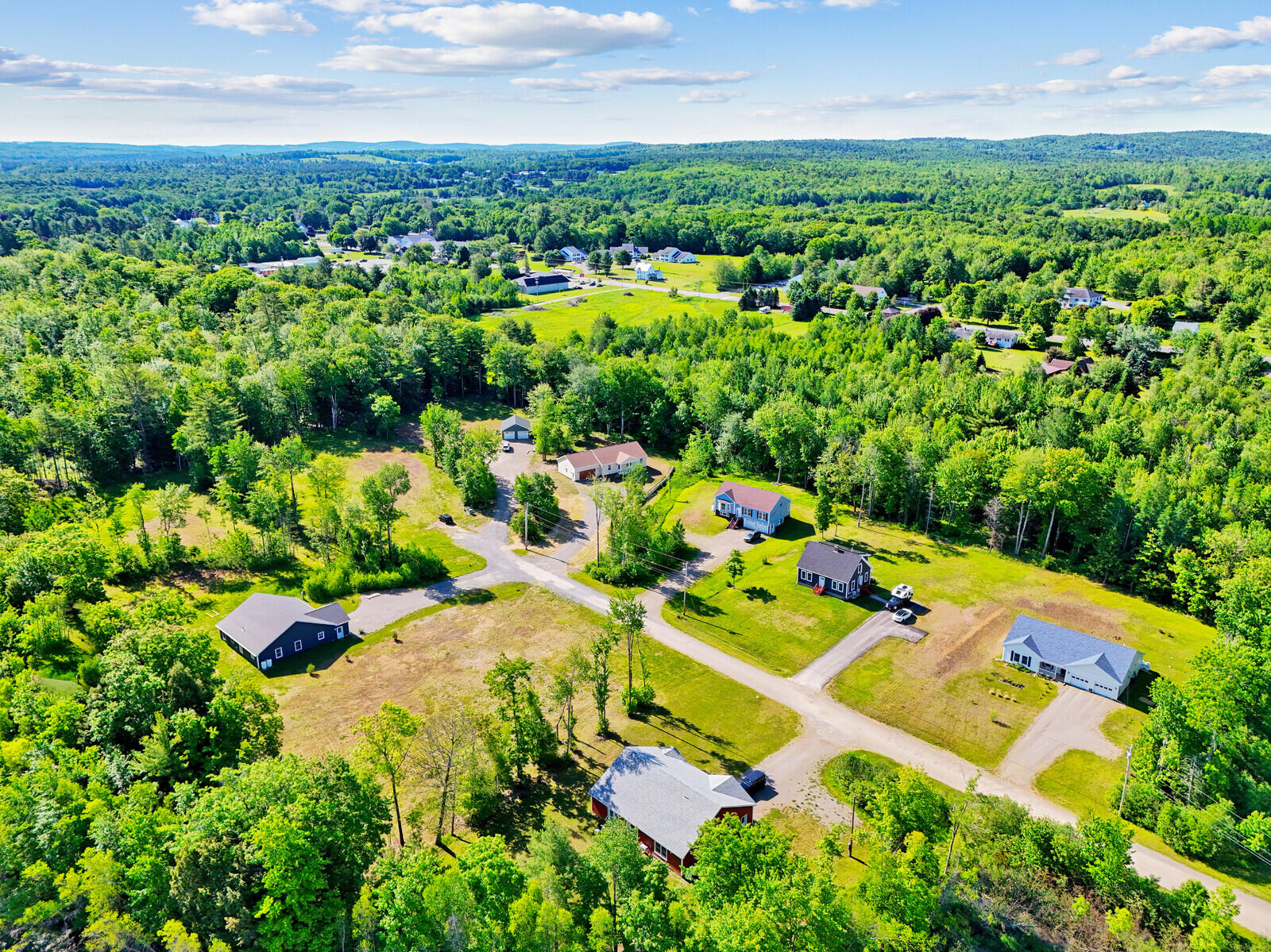 11 Chestnut Street Unity, ME 04988 - Photo 9 of 33 Subdivision & Town aerial