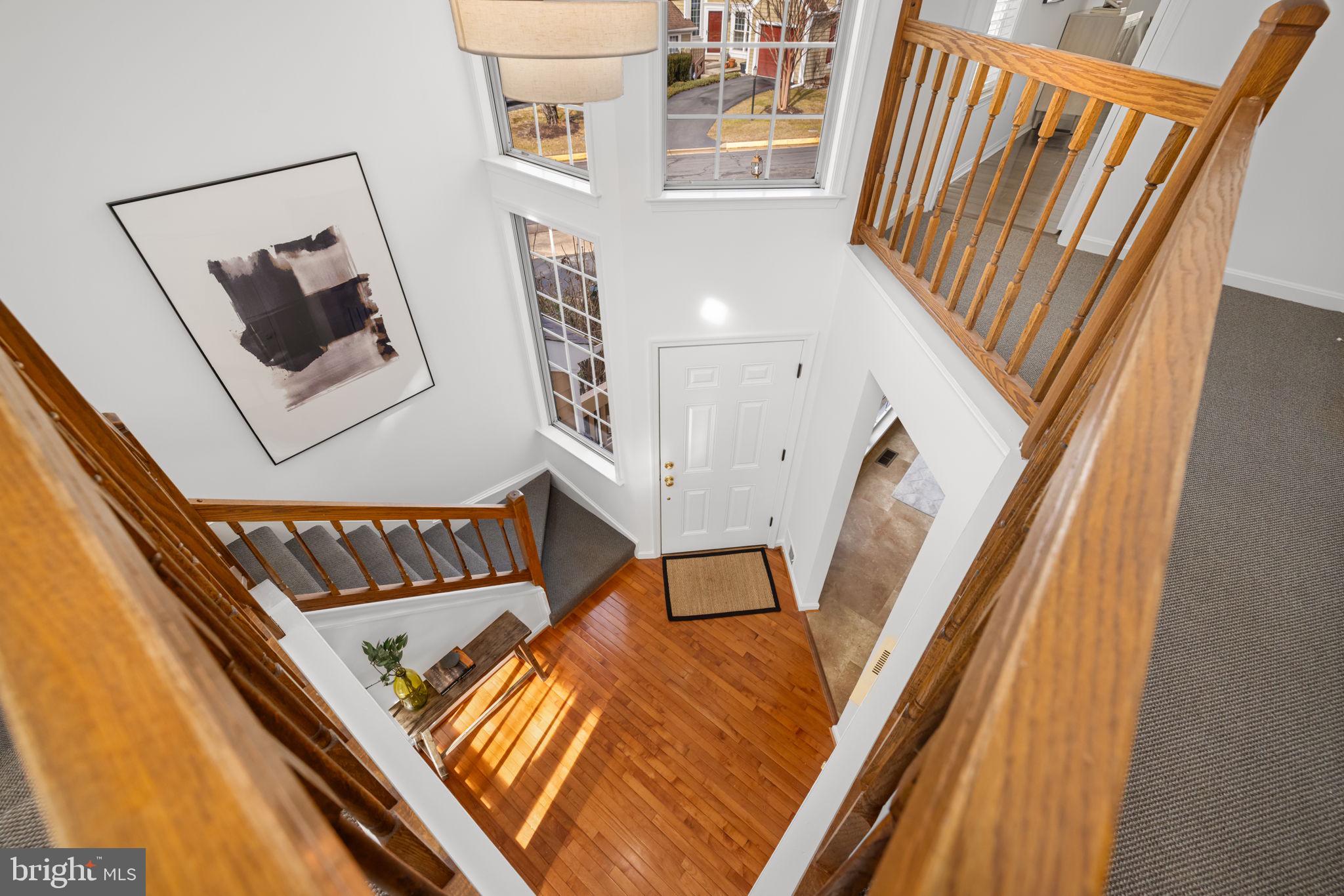 1509 Deer Point Way Reston, VA 20194 - Photo 17 of 50 Upstairs View of Foyer