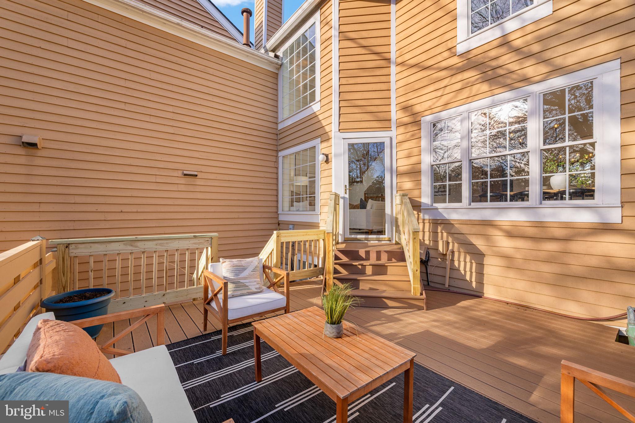 1509 Deer Point Way Reston, VA 20194 - Photo 43 of 50 Trex Deck and Wood Banisters