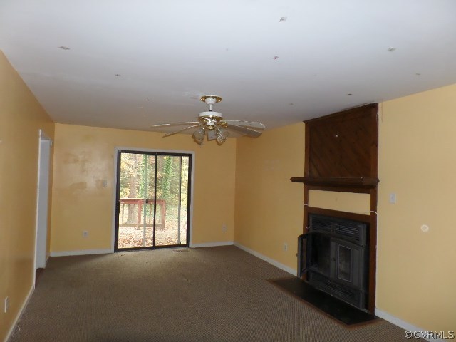 10649 Genlou Road Chesterfield, VA 23832 - Photo 3 of 18 a view of empty room with a fireplace