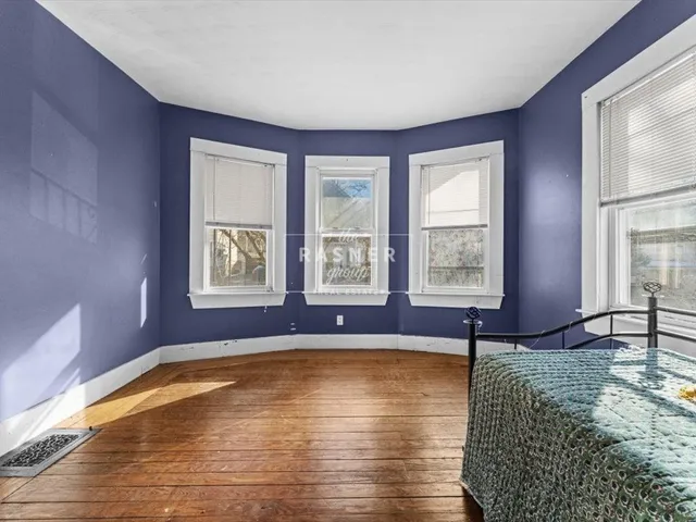 a view of pool with window