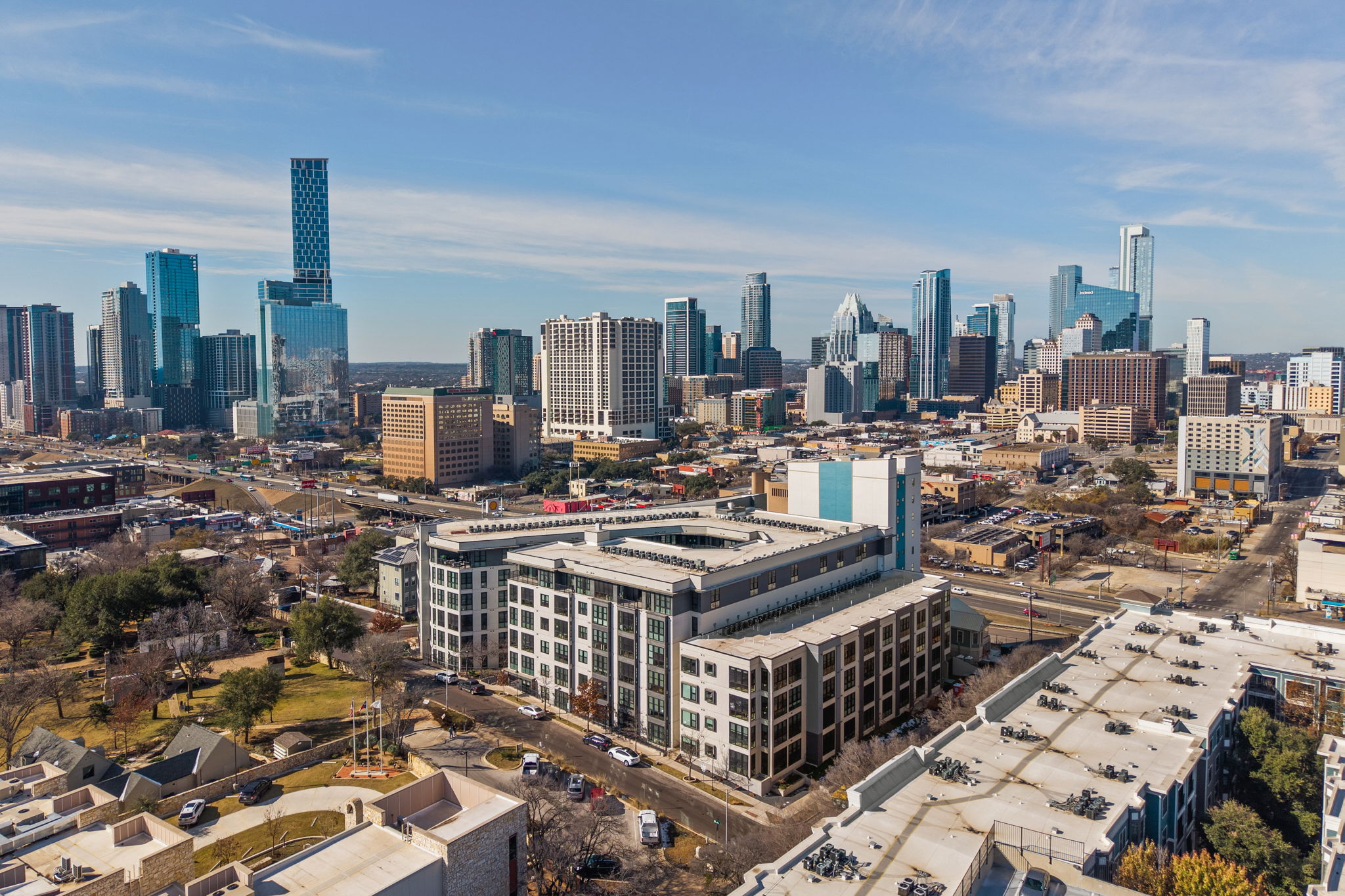 800 Embassy Drive, Unit 322 Austin, TX 78702 - Photo 30 of 31 a city view with lot of high rise buildings