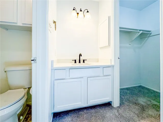 a view of small space with racks on the wall