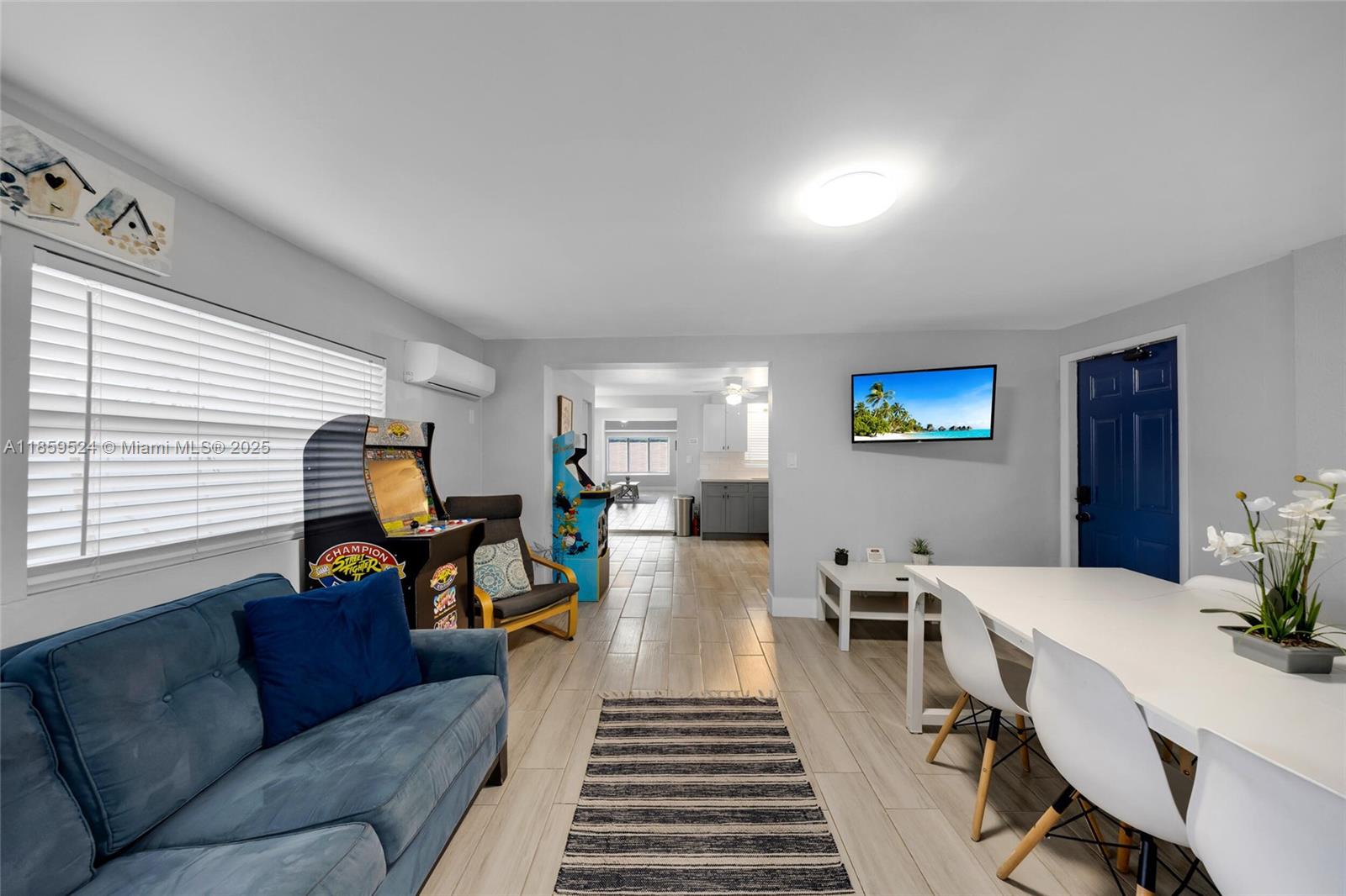 817 Southwest 12th Avenue Fort Lauderdale, FL 33315 - Photo 11 of 37 a living room with furniture and a wooden floor