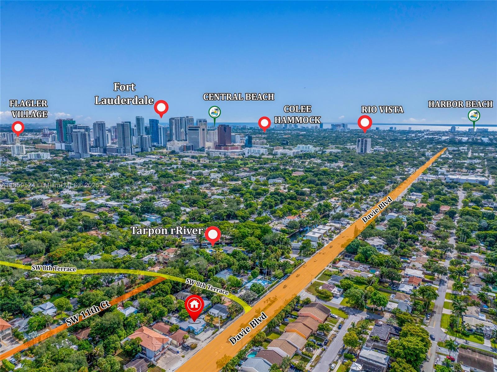 817 Southwest 12th Avenue Fort Lauderdale, FL 33315 - Photo 36 of 37 a city view from a terrace