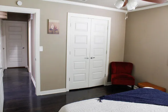 wooden floor in a gallery