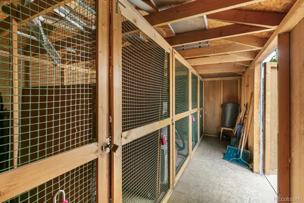 a room with storage and utility