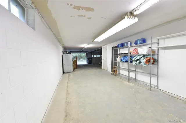 a view of a storage in a room