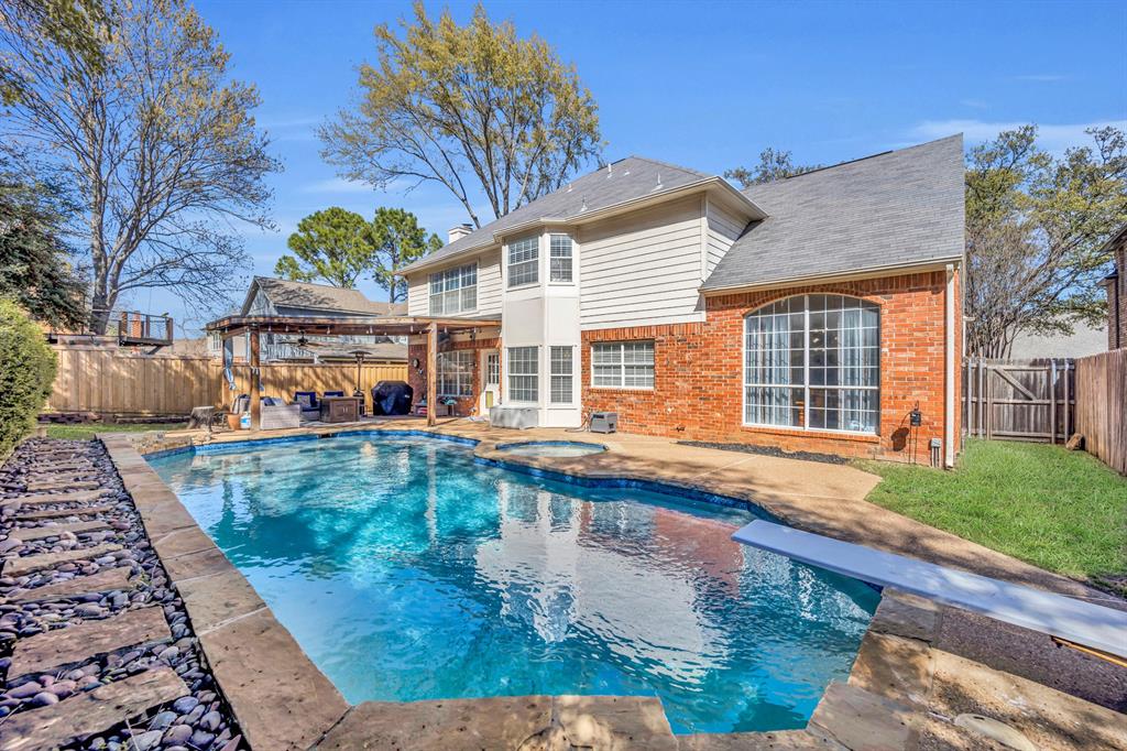 729 Bear Run Drive Grapevine, TX 76051 - Photo 1 of 1 a view of a house with a swimming pool