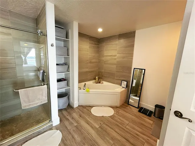 a bathroom with a sink and a tub