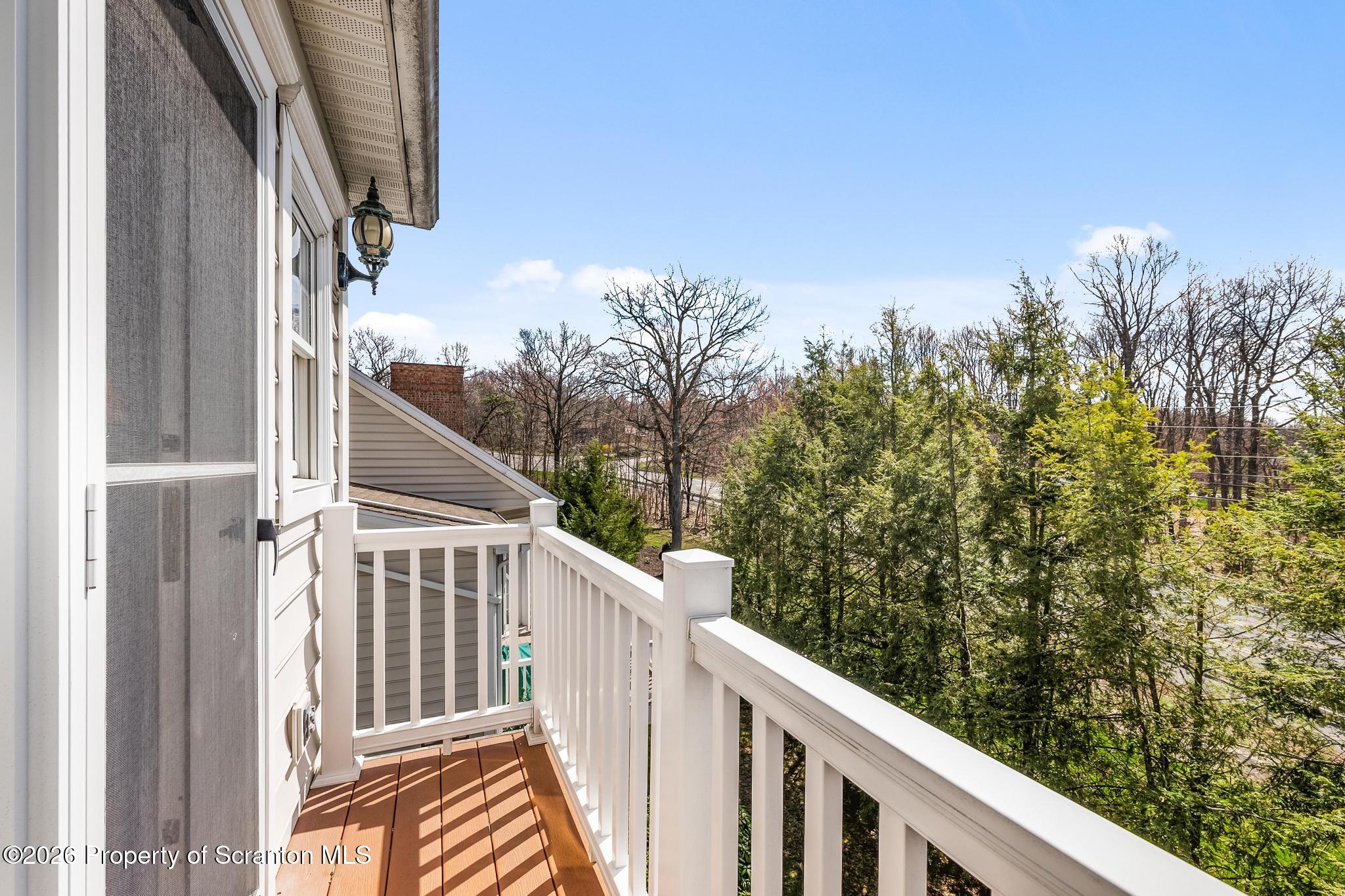 202 Thackeray Cl Moosic, PA 18507 - Photo 30 of 51 Juliet Balcony off Primary