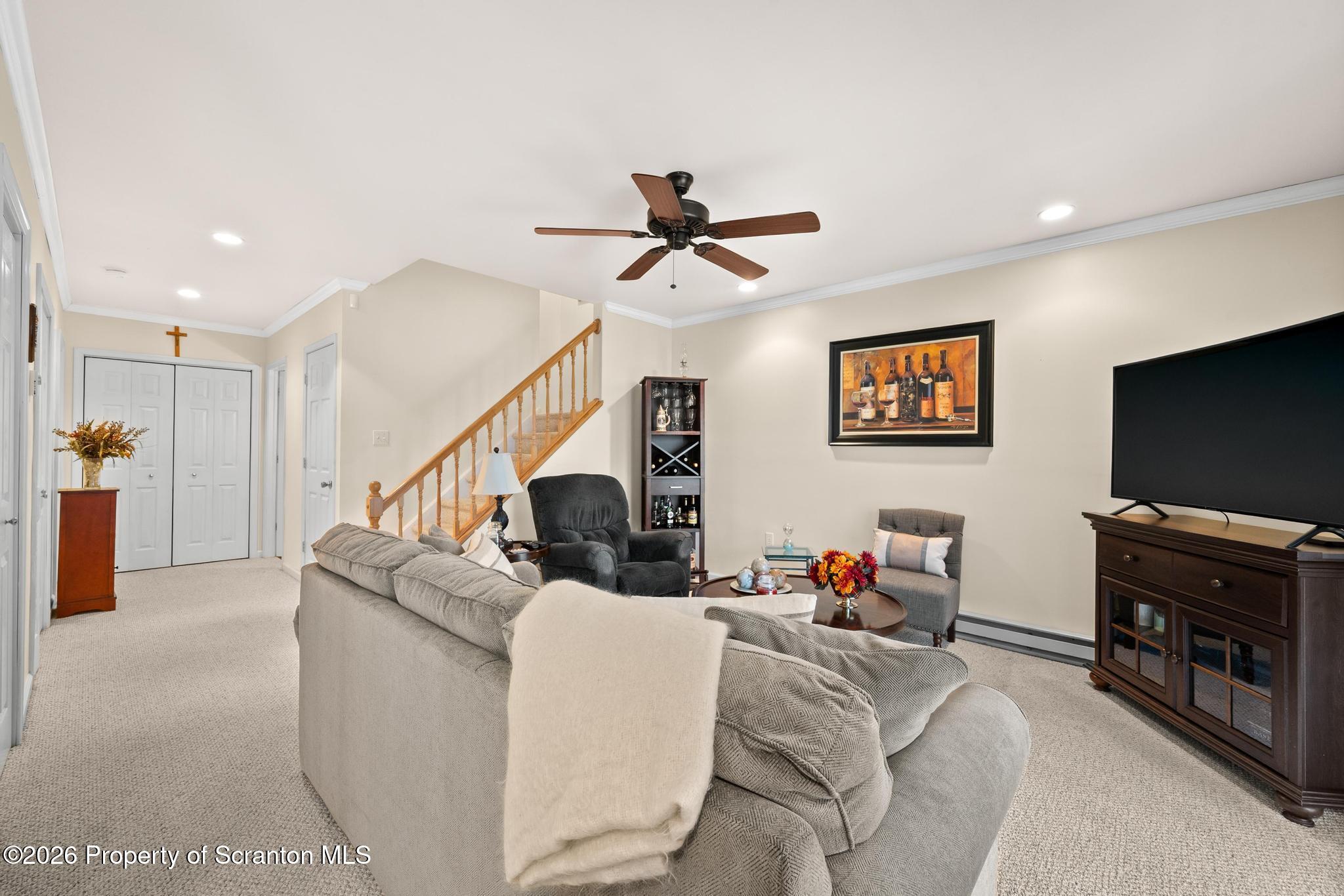 202 Thackeray Cl Moosic, PA 18507 - Photo 41 of 51 Lower Level Family Room