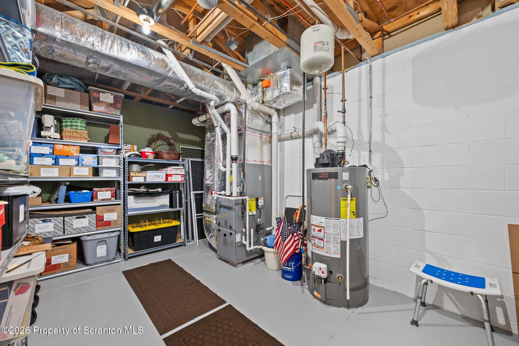 202 Thackeray Cl Moosic, PA 18507 - Photo 43 of 51 Utility Room/Storage