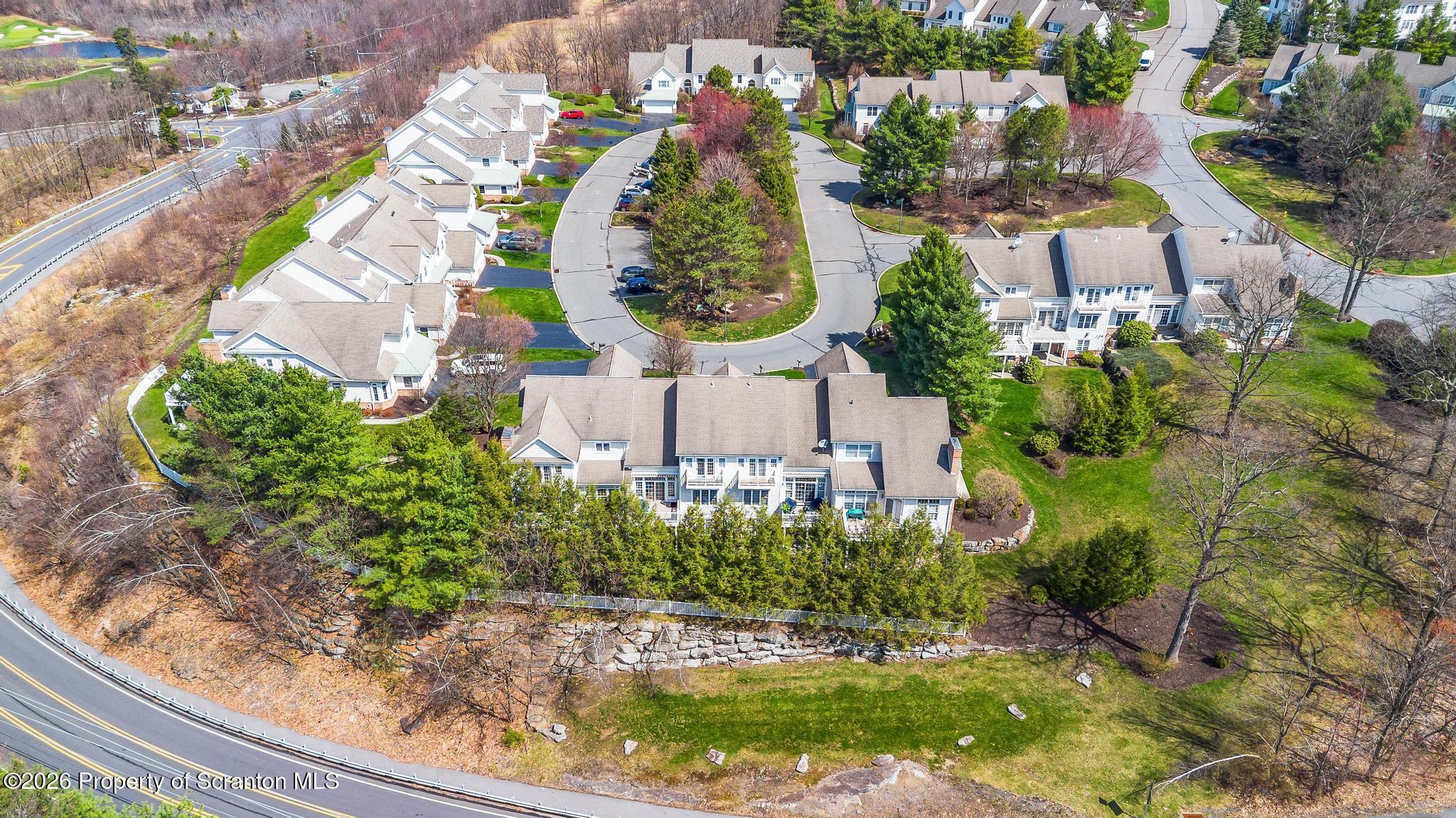 202 Thackeray Cl Moosic, PA 18507 - Photo 51 of 51 East View over 202 Thackeray Cl