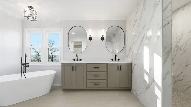 an empty room with wooden floor and ceiling fan