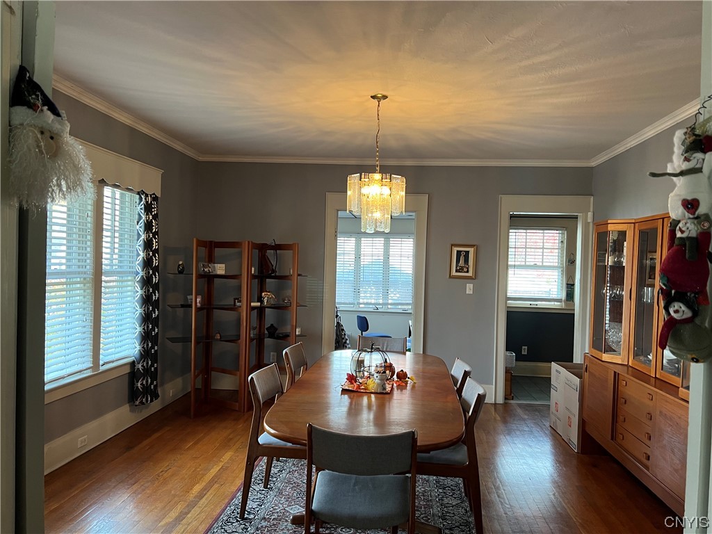 100 Hampton Road Syracuse, NY 13203 - Photo 25 of 46 dining area with view of bath and office or first