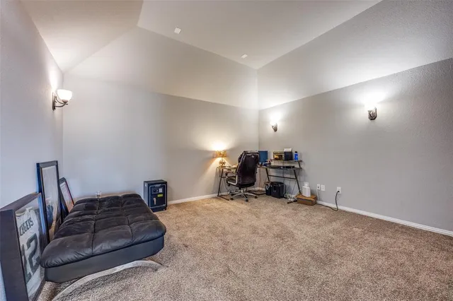 a view of a livingroom with furniture
