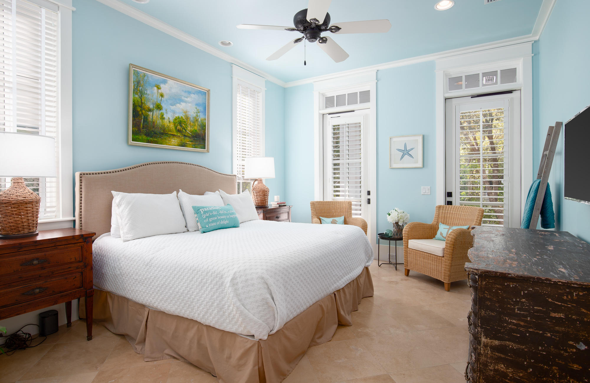 41 Beachcomber Lane Inlet Beach, FL 32461 - Photo 13 of 35 a bedroom with a bed and a couch