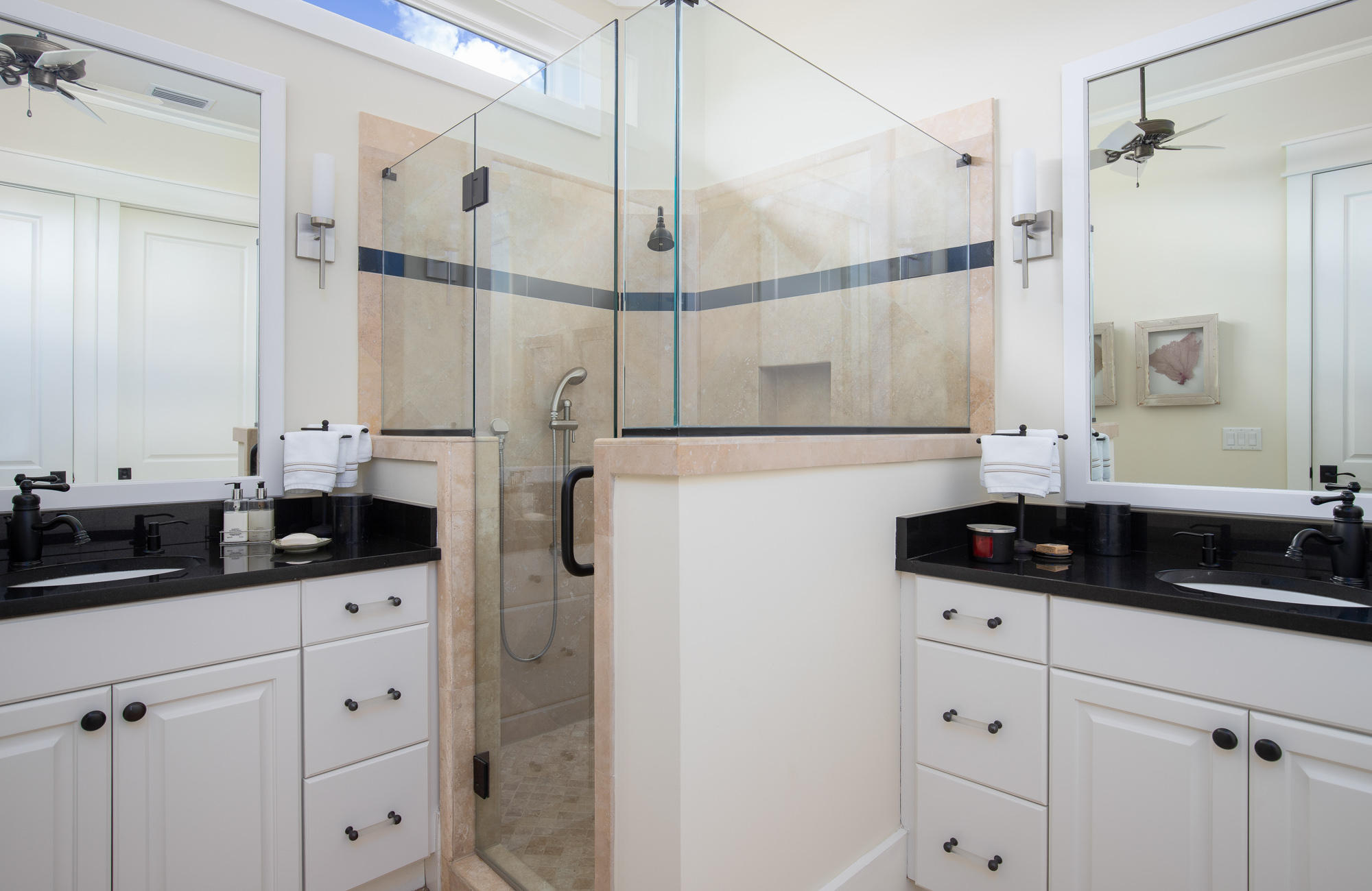 41 Beachcomber Lane Inlet Beach, FL 32461 - Photo 17 of 35 a bathroom with a double vanity sink and mirror
