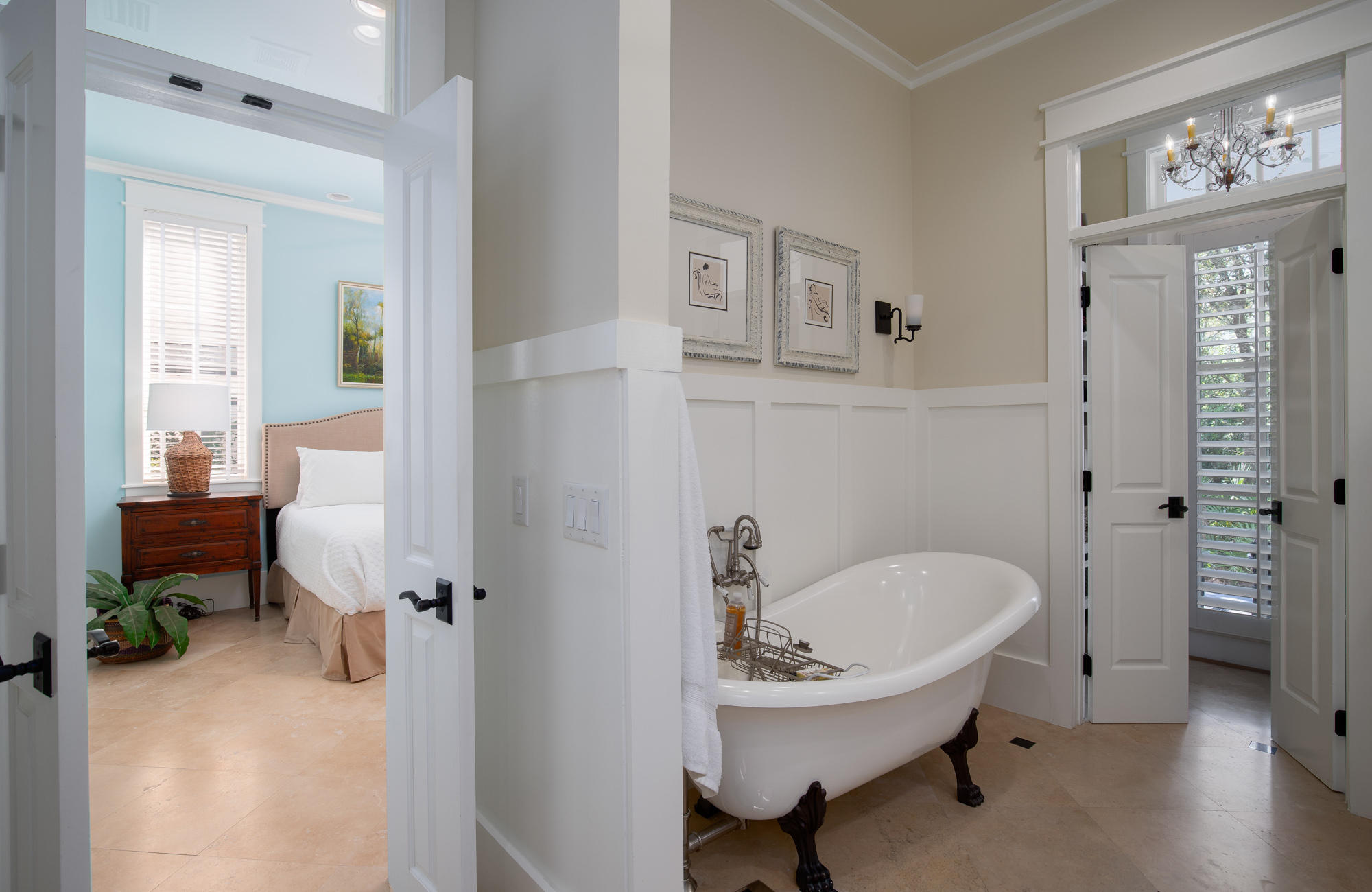 41 Beachcomber Lane Inlet Beach, FL 32461 - Photo 20 of 35 a en suite bathroom with a sink and mirror