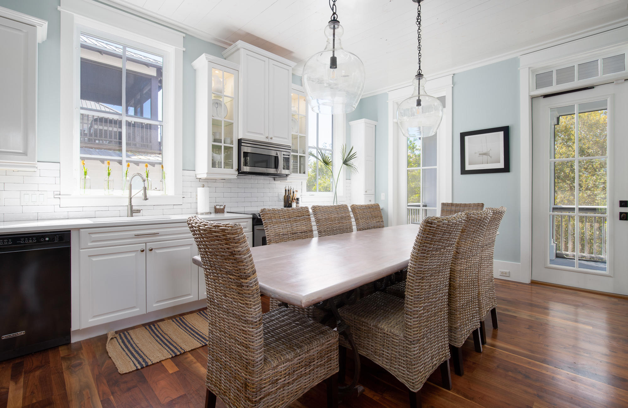 41 Beachcomber Lane Inlet Beach, FL 32461 - Photo 7 of 35 a view of a dining room with furniture window and wooden floor