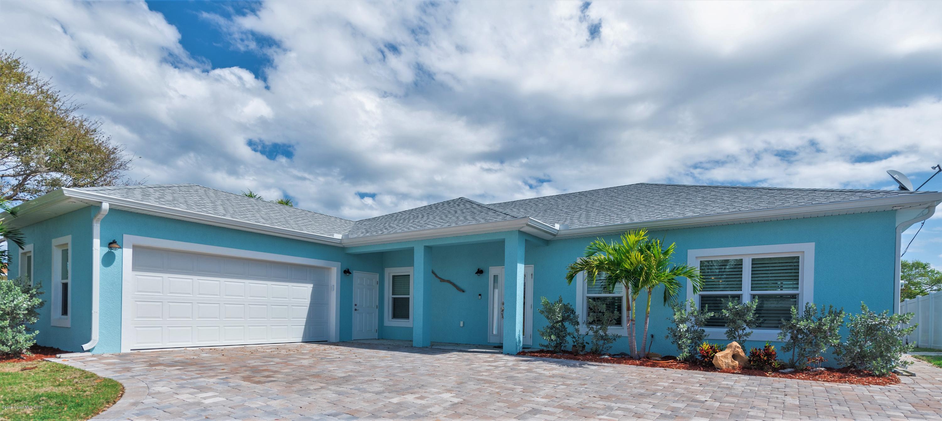 127 Deleon Road Cocoa Beach, FL 32931 - Photo 2 of 31 127DeLeon-119 - Front Elevation