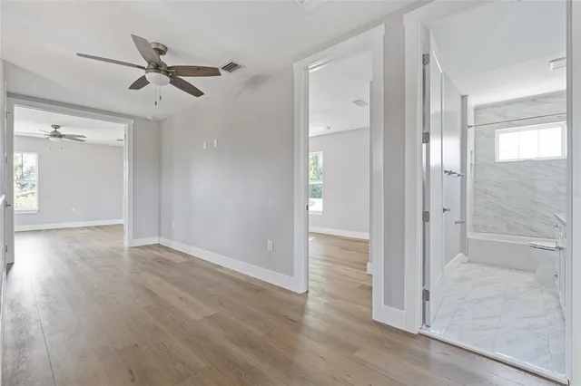 wooden floor in an empty room