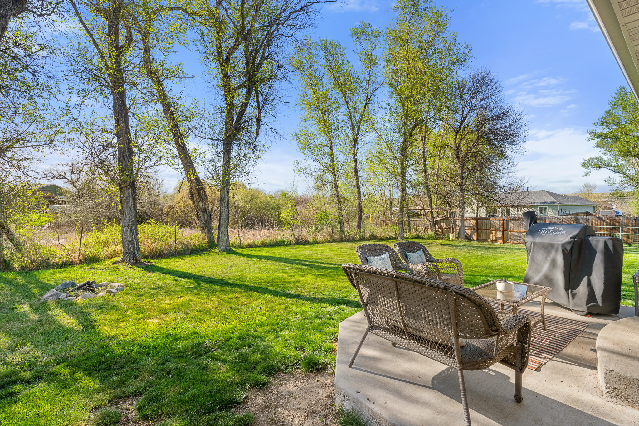 612 Heather Lane Ranchester, WY 82839 - Photo 38 of 45 Back Patio and Yard
