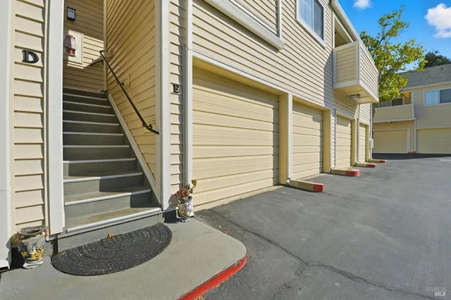 a view of a front door of house