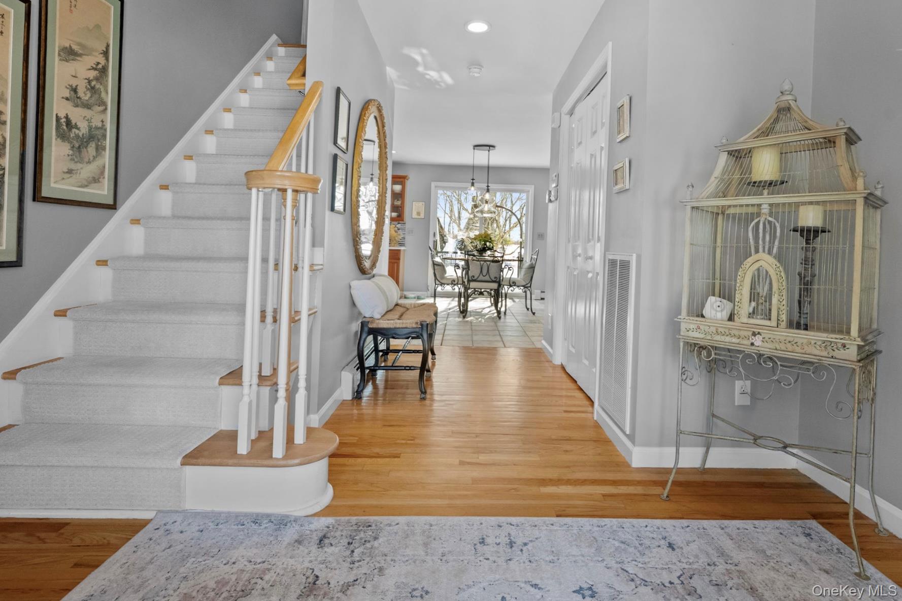6 Ridge Circle Mahopac, NY 10541 - Photo 2 of 49 a view of entryway and hall with wooden floor