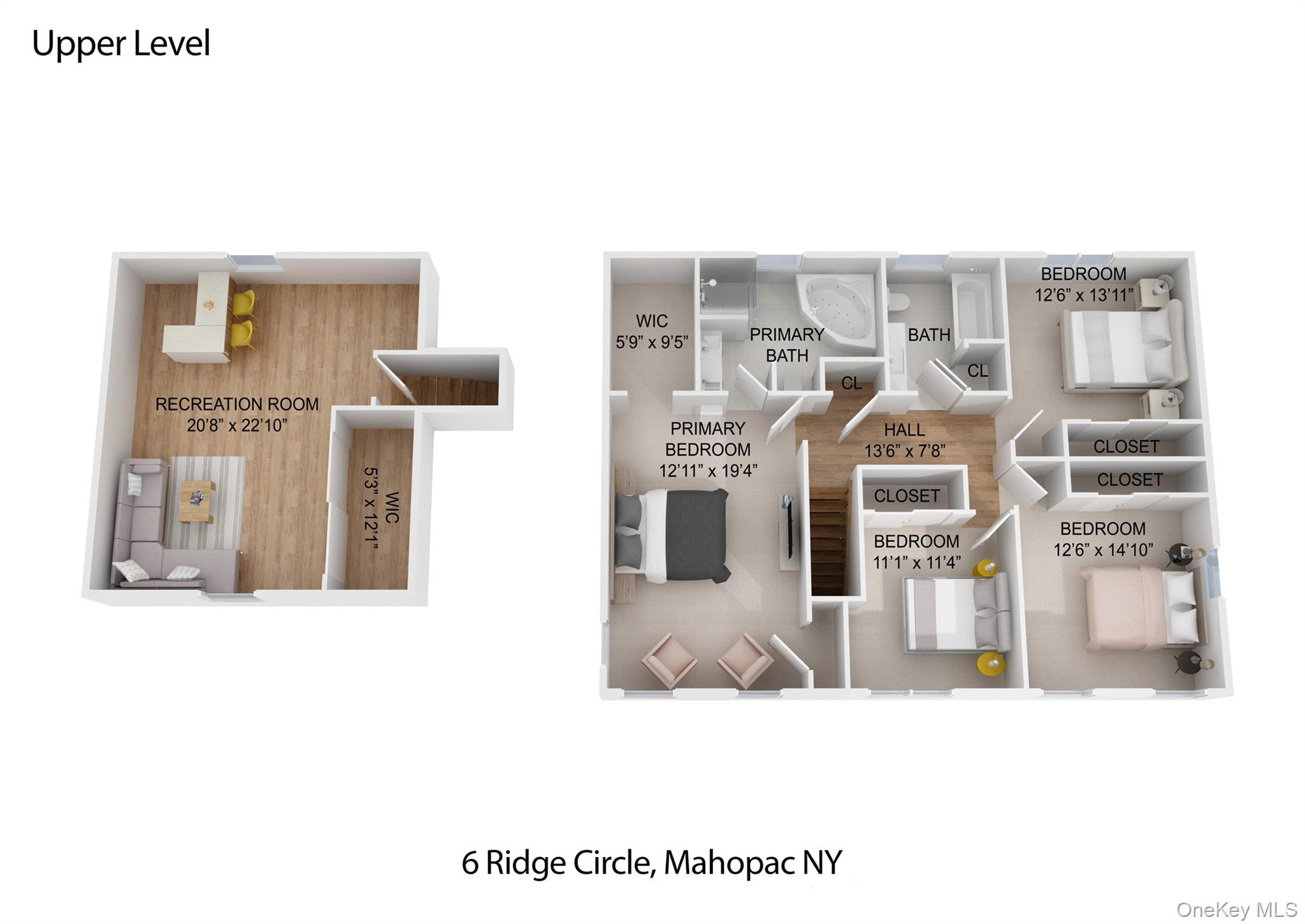 6 Ridge Circle Mahopac, NY 10541 - Photo 48 of 49 a black and white photo of a living room