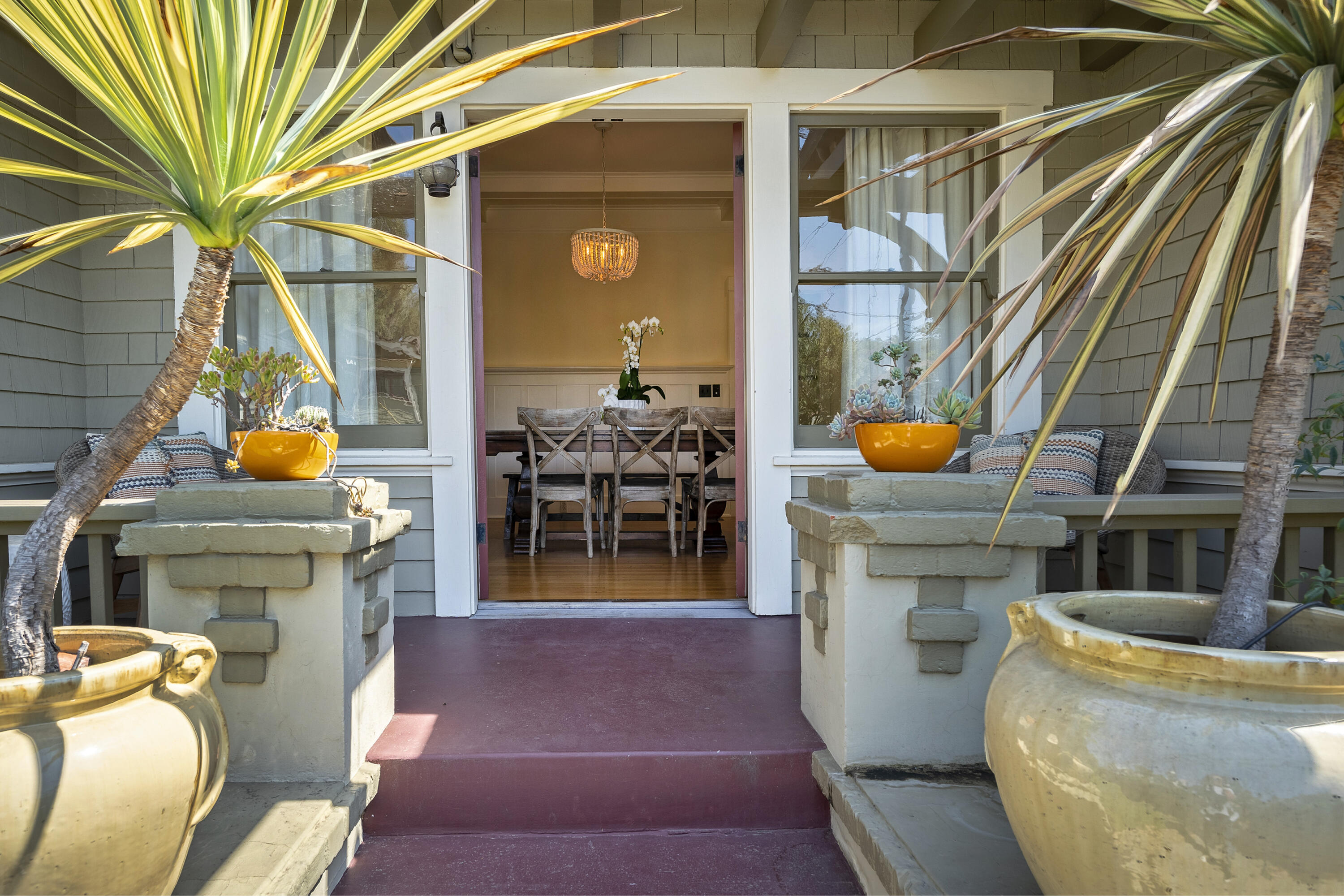 1435 Olive Street Santa Barbara, CA 93101 - Photo 8 of 29 Side Patio into Dining Room