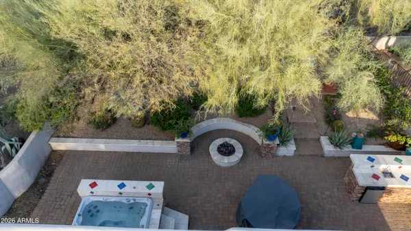 a view of a house with a outdoor space