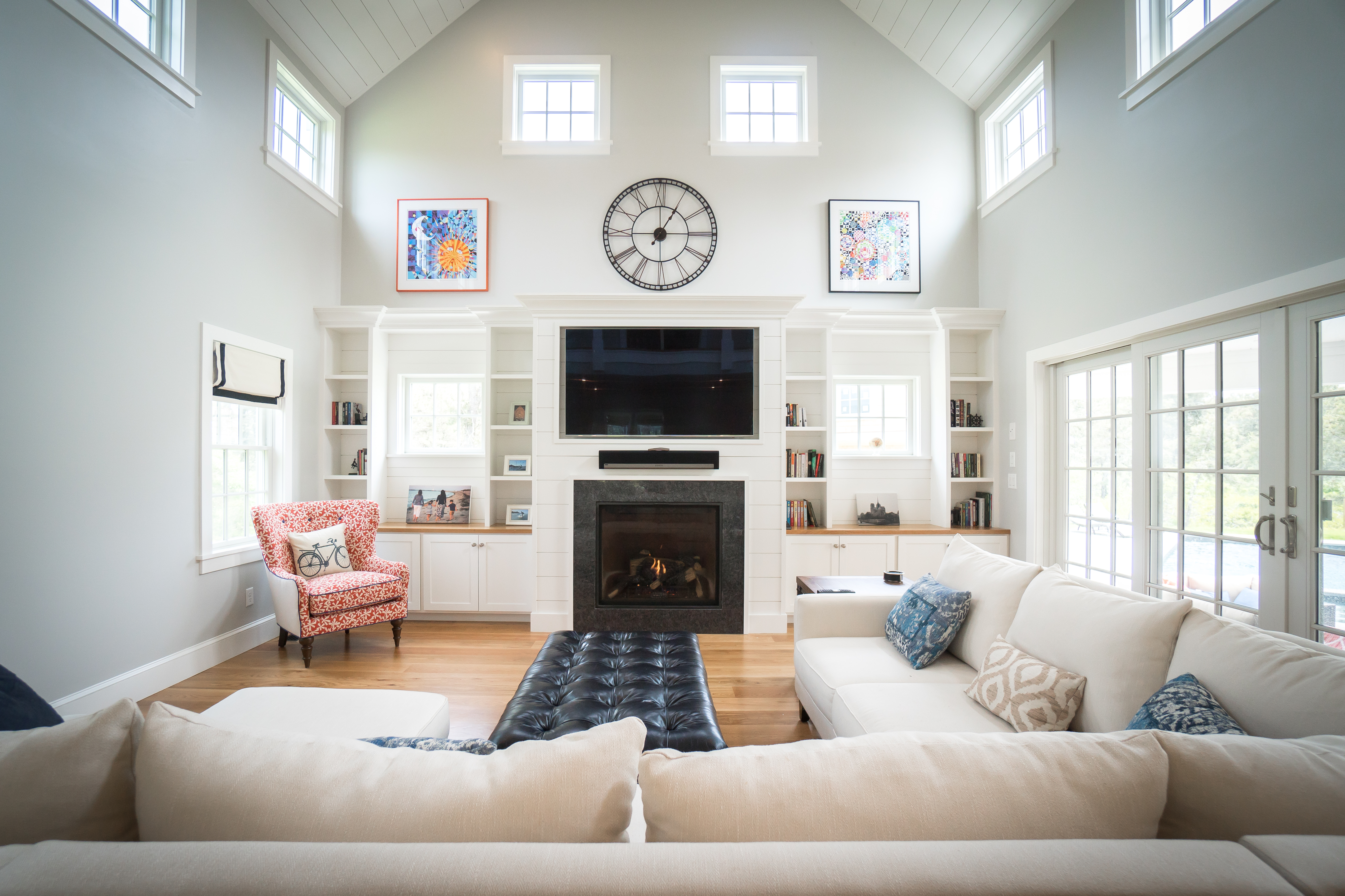 50 Lovers Lane Nantucket, MA 02554 - Photo 9 of 34 a living room with furniture a fireplace and a flat screen tv