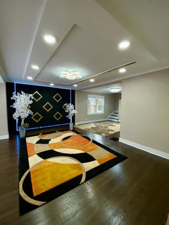a room with wooden floor
