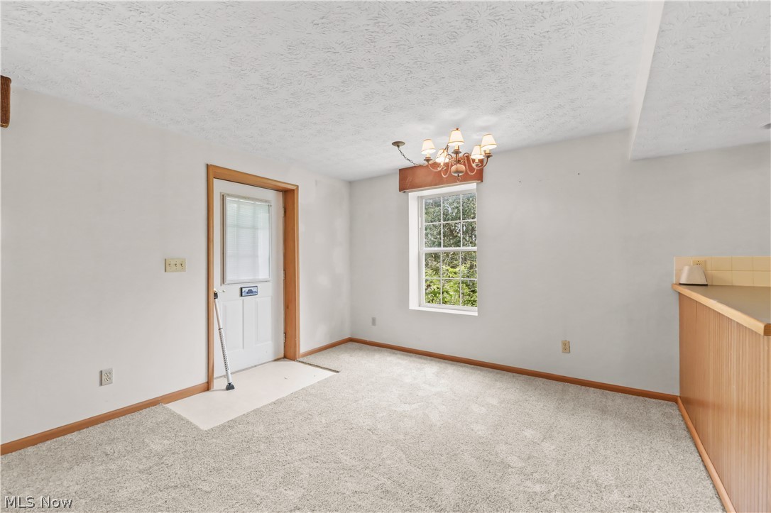 1701 Woods Road Akron, OH 44306 - Photo 31 of 43 Lower level living room with walk-out door to yard
