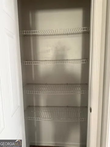 a close view of a glass shower