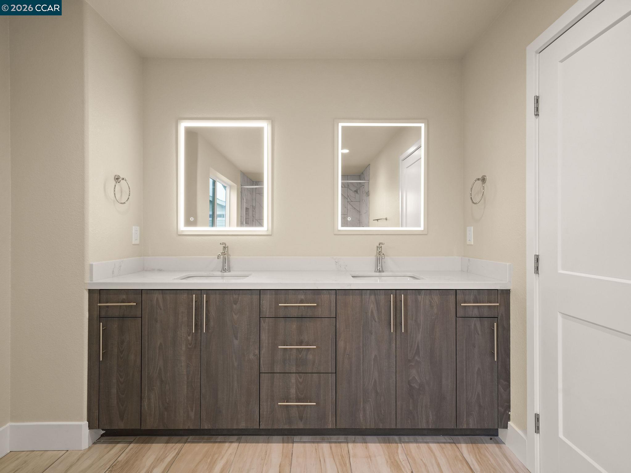 3030 Byron Road Tracy, CA 95377 - Photo 28 of 58 a view of an empty room with wooden floor and a window